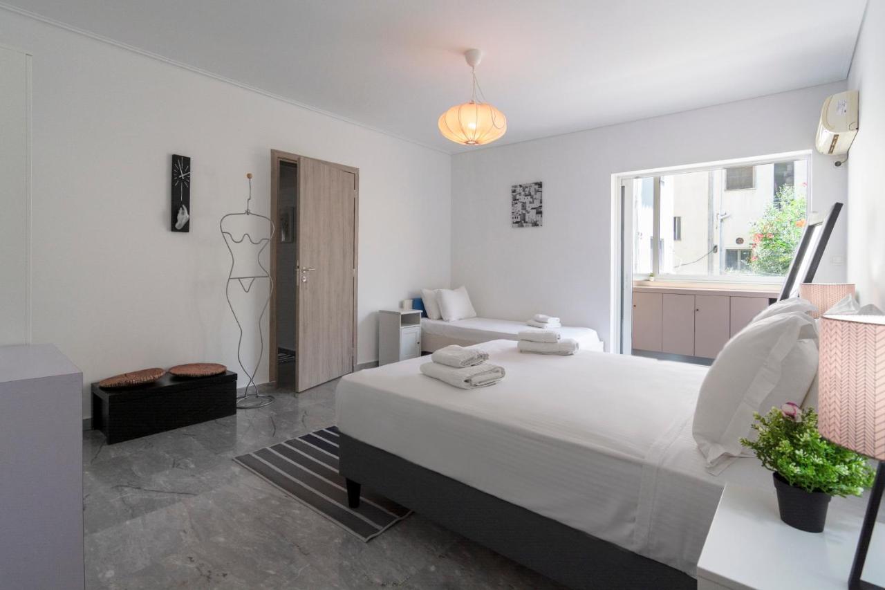Central 3Bd Apt. Near Acropolis Athen Exterior foto